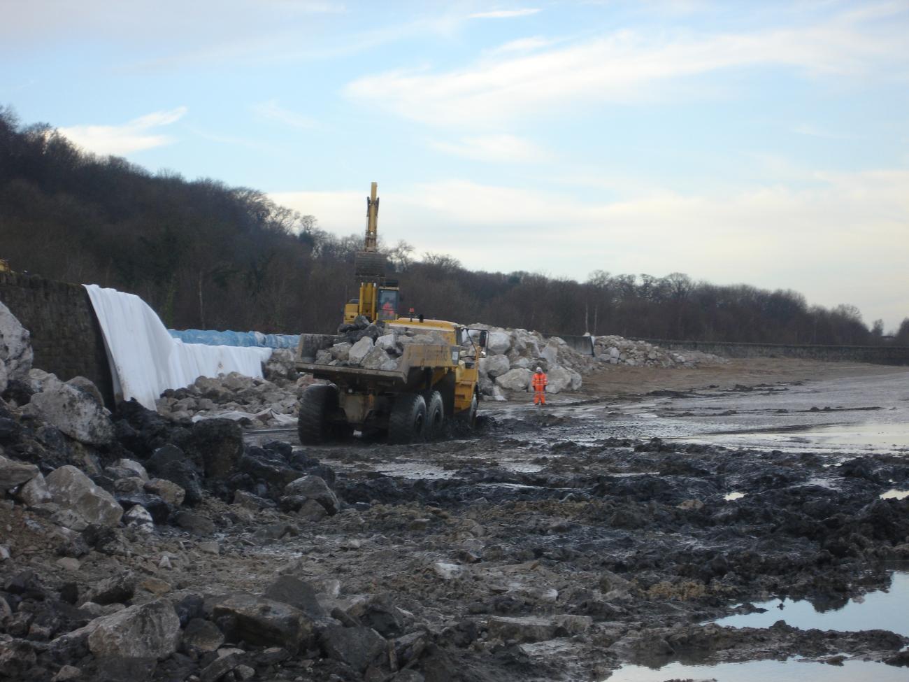 Mostyn Sea Wall Repairs | Wrekin